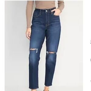 High-Waisted OG Straight Ankle Jeans